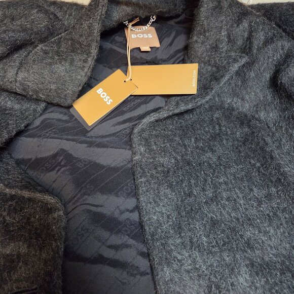 Hugo Boss Double-Breasted Coat In Cotton! - Picture 6 of 7